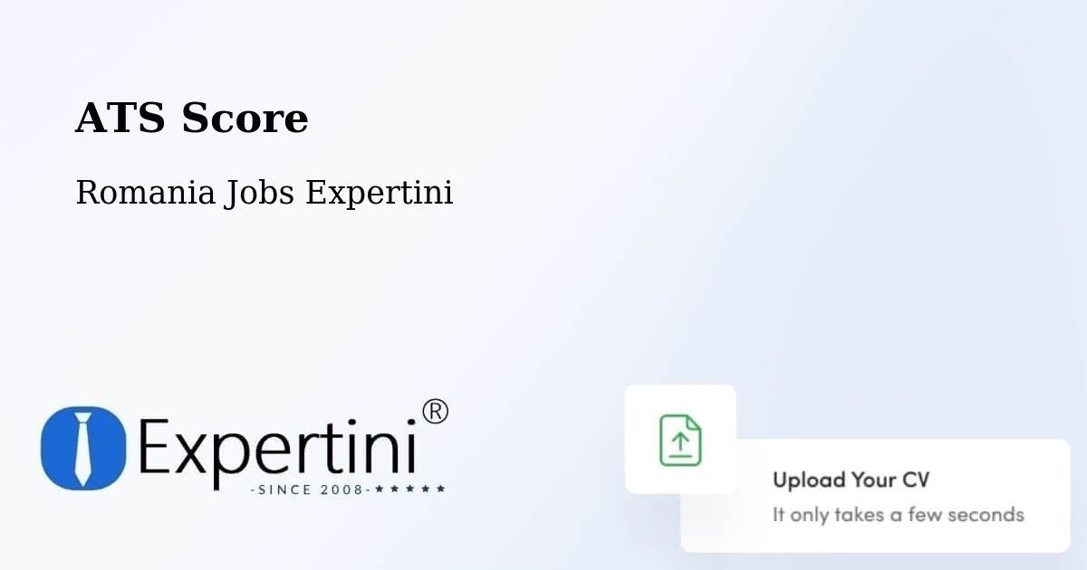 Resume ATS Score & Job Description Match Tool – Beriu - Romania Jobs Expertini